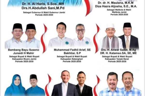 Bupati dan Wakil Bupati Jambi Periode 2025-2030